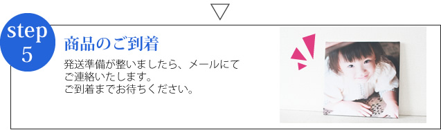 商品のご到着をお待ちください。